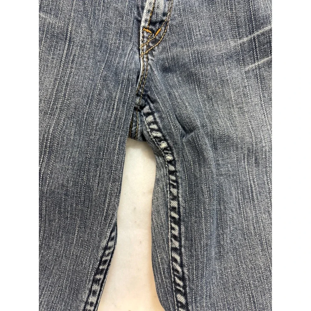 Silver Jeans Co Bootcut‎ Flare Jeans Blue Wash Distressed Frayed Hem Size 31 - Picture 9 of 11